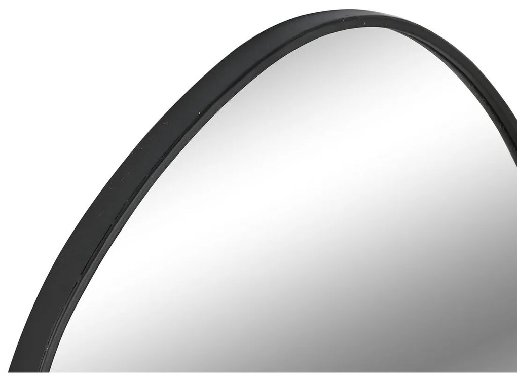 Τοίχο καθρέφτη Home ESPRIT Μαύρο Μέταλλο Καθρέφτης Σύγχρονη 60 x 2,5 x 78 cm