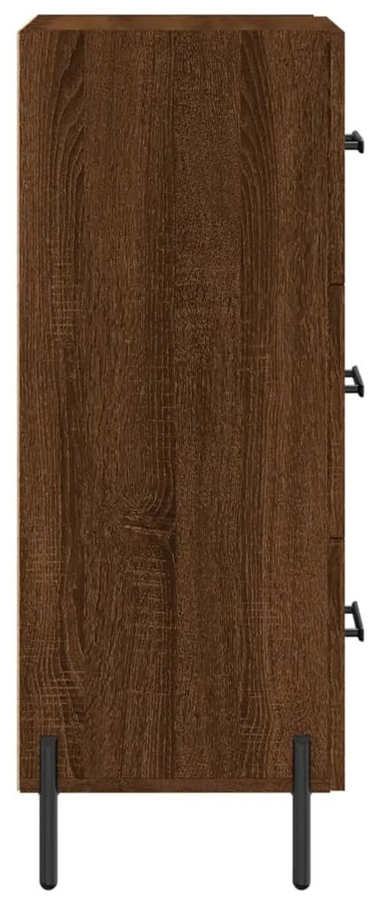 vidaXL Ντουλάπι Καφέ Δρυς 34,5 x 34 x 90 εκ. Επεξεργασμένο Ξύλο