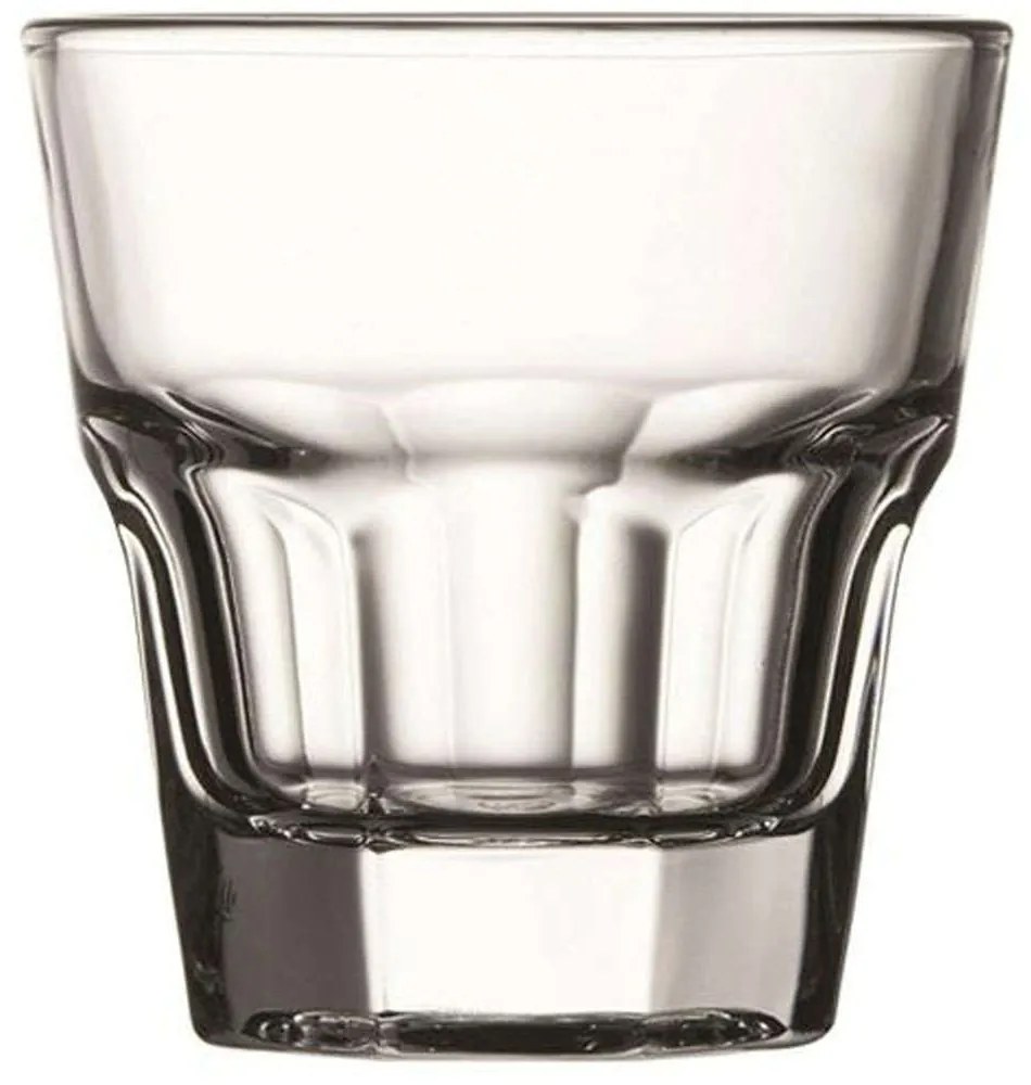 Ποτήρι Νερού V-Block Casablanca SPV52714G6 Φ7,2x7,6cm 140ml Clear Espiel Glass