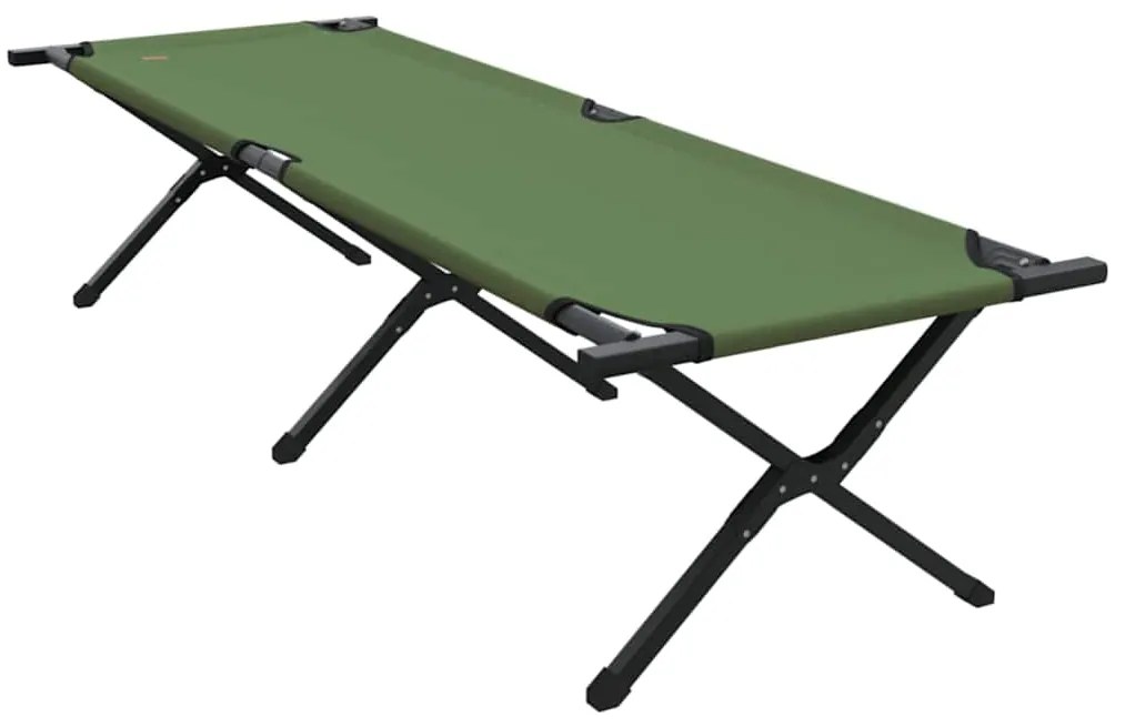 vidaXL Αναδιπλούμενο Κρεβάτι Κάμπινγκ Πράσινο 193 x 69 x 45 εκ.