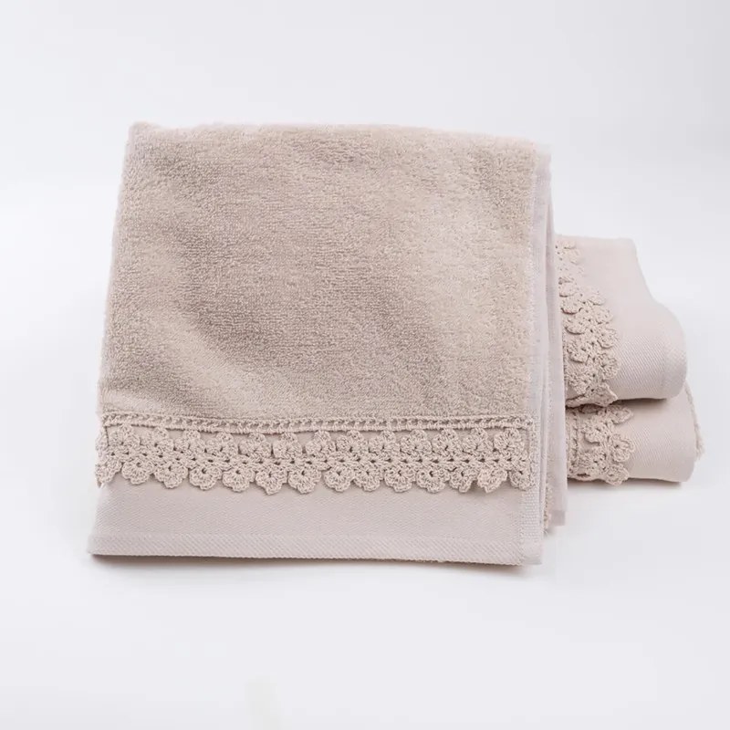 Σετ Πετσέτες 3 ΤΜΧ Small Flower Beige 000000002379