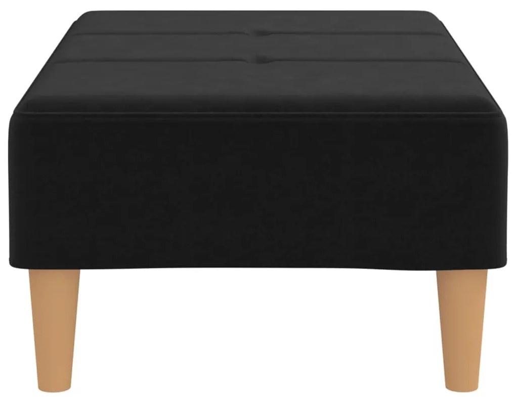 vidaXL Υποπόδιο Μαύρο 78 x 56 x 32 εκ. Υφασμάτινο