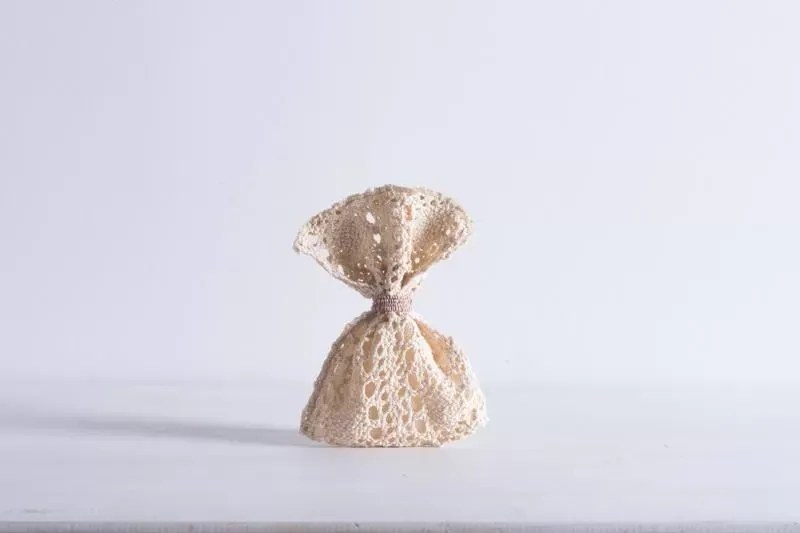 Beauty Home ΠΟΥΓΚΙ ΠΛΕΚΤΗ ΔΑΝΤΕΛΑ 12 x 17 cm  Λευκό 12 x 17 cm
