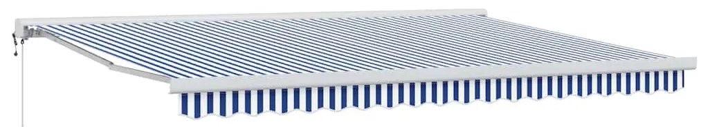 vidaXL Σκηνίτσα Αναδιπλούμενη Μπλε και λευκό 450 x 300 εκ