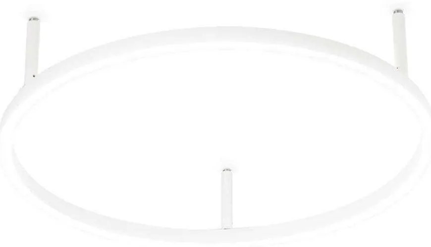 Φωτιστικό Οροφής-Πλαφονιέρα Oracle Round 266015 90x7cm LED 55W 3000K White Ideal Lux