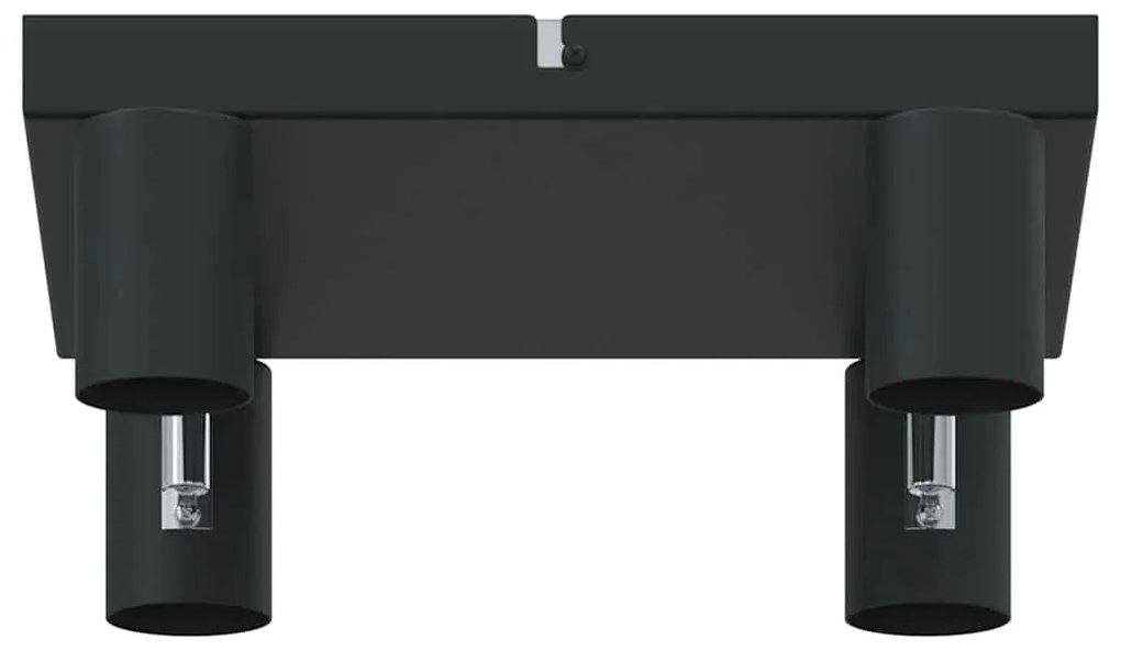 vidaXL Σποτ οροφής Μαύρο 26.5 x 26 x 11.5 εκ Ατσάλι