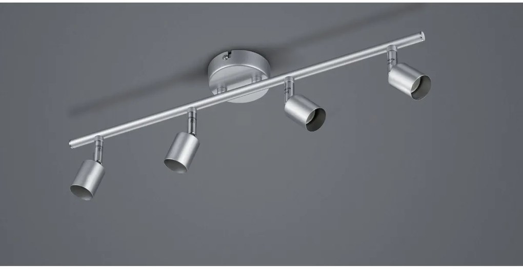 Φωτιστικό Οροφής 4xGU10 35W IP20 Paris R80914087 Trio Lighting-R80914087-Ασημί R80914087