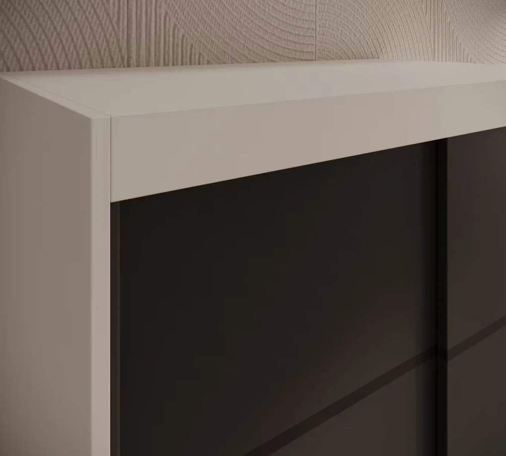 Ντουλάπα Wardis 100 συρόμενη-Leuko-Mauro