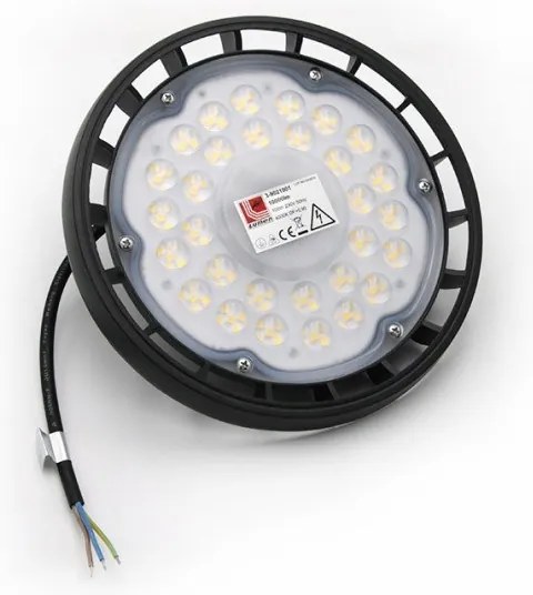 Στεγανή Βιομηχανική Καμπάνα UFO LED 100W Μαύρο 3-9021001 Lumen-3-9021001-Μαύρο 3-9021001