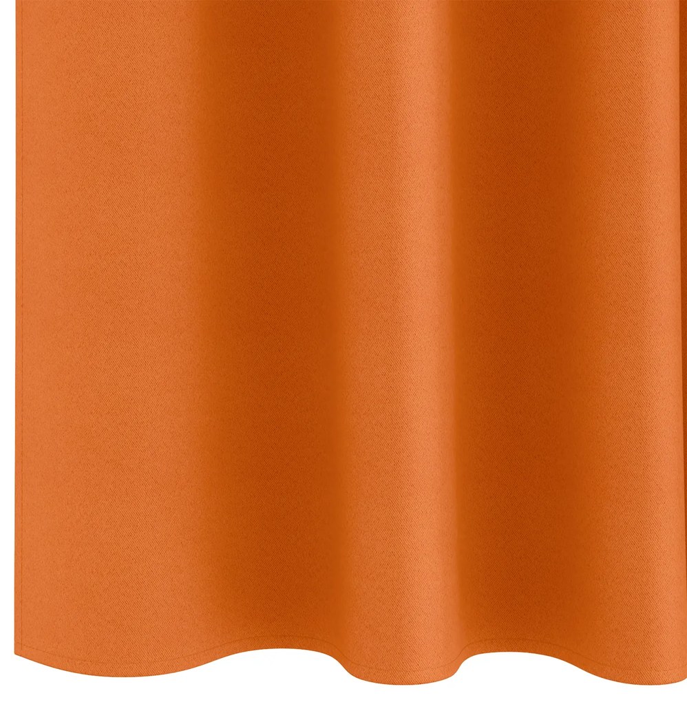 vidaXL Κουρτίνες 2 pcs Φωτεινό Πορτοκάλι 140 x 140 cm Πολυεστέρας