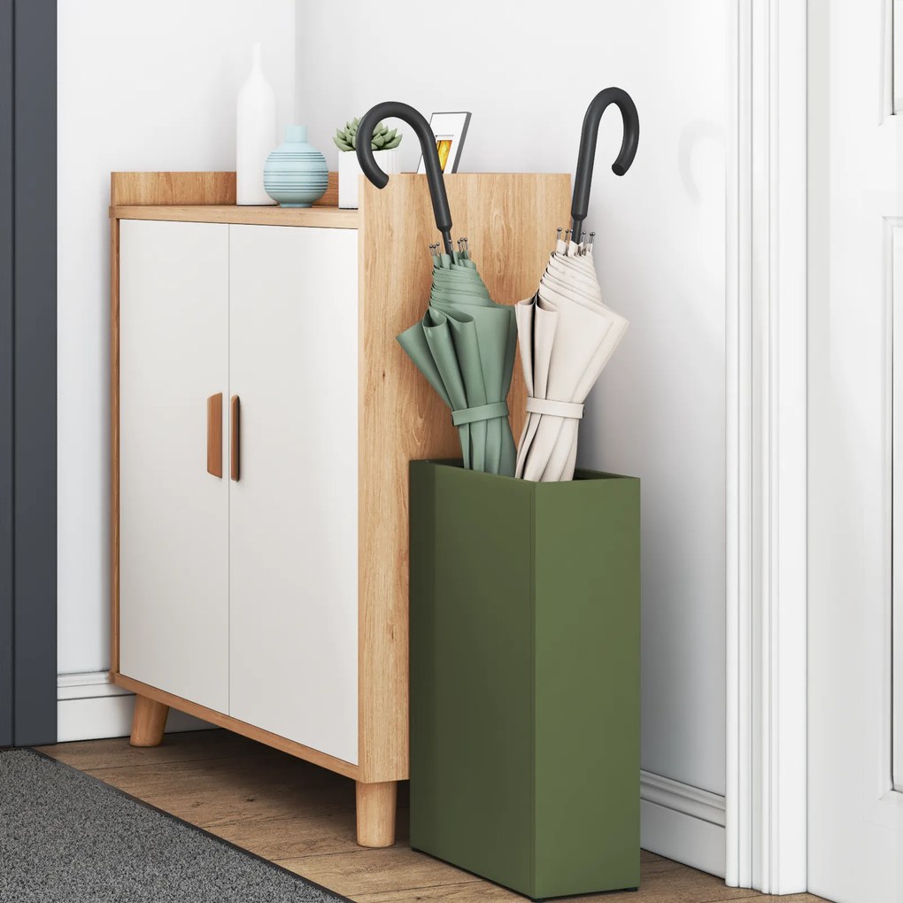 vidaXL Σταντ Ομπρέλας Ελιάς - 28x12x41 εκ - Φτιαγμένο από Χάλυβα