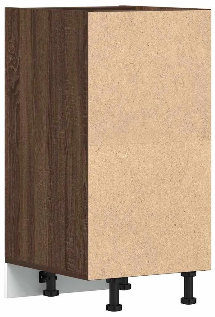 Κάτω ντουλάπι καφέ δρυς 40x44,5x81,5 cm Κατασκευασμένο ξύλο - Καφέ