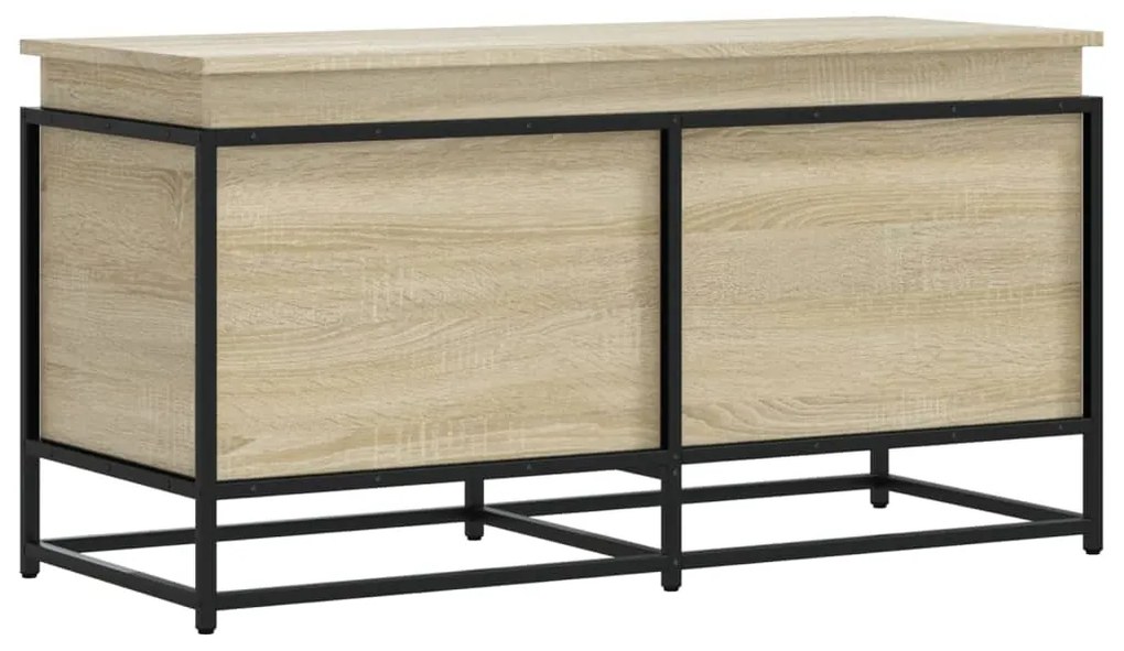 Κουτί Αποθήκευσης με Sonoma Δρυς 100x40x51,5 εκ. Επεξ. Ξύλο - Καφέ