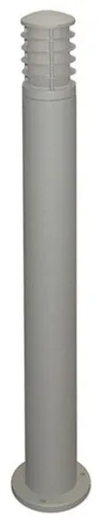 Επιδαπέδιο Φωτιστικό Κολώνα IP44 Ε27 H100cm Lumen-9-711336-Γκρι 9-711336