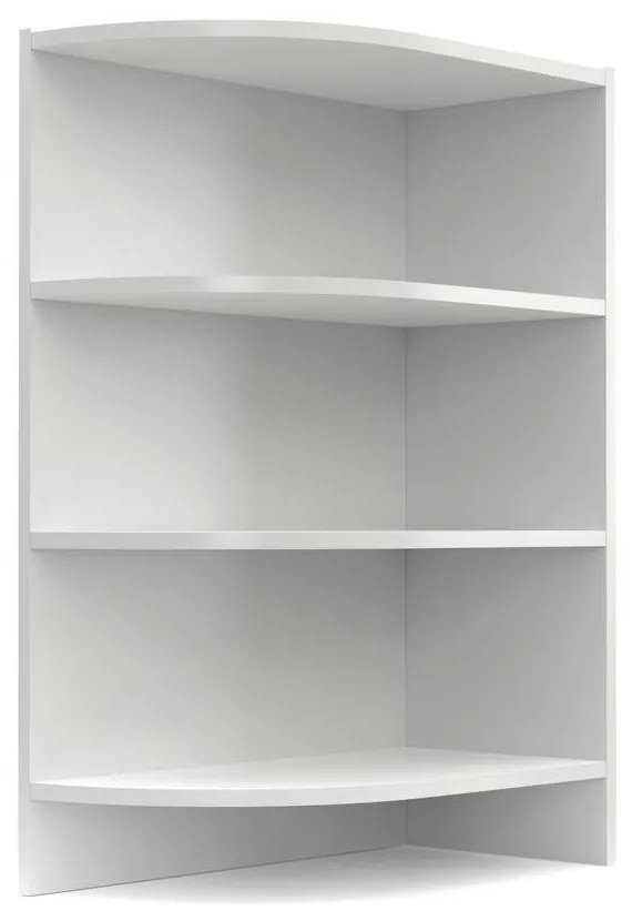 Charlotte κάτω ντουλάπι με ράφια 56.5x28.5x82cm Λευκό SO-CD30K3