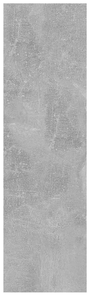 vidaXL Ραφιέρα Τοίχου Γκρι Σκυροδέματος 75x16x55 εκ. από Επεξ. Ξύλο