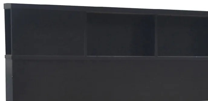 Κρεβάτι OLYMPUS pakoworld σε χρώμα wenge 140x200εκ