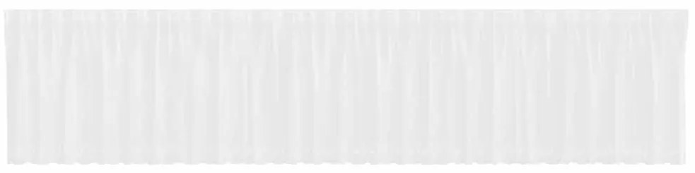 vidaXL Κουρτίνα Δαντέλας με κουρτίνες Λευκό 120 x 750 εκ Πολυεστέρας