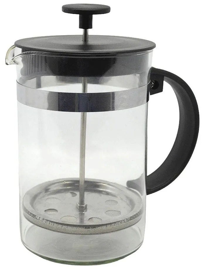 Καφετιέρα Γαλλικού Με Έμβολο 829798 800ml Black-Clear Ankor Plastic, Glass