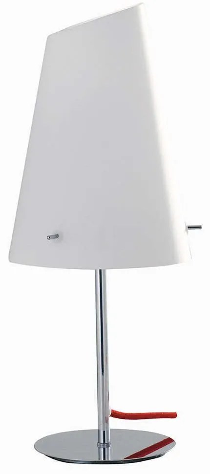 Φωτιστικό Επιτραπέζιο Ermes I-ERMES-LG1 1xE27 Φ31cm 65cm White Luce Ambiente Design Glass