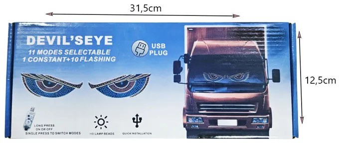 Διακοσμητικά Φώτα "Devil's Eye" με USB - Ambient Lights "Devil's Eye"