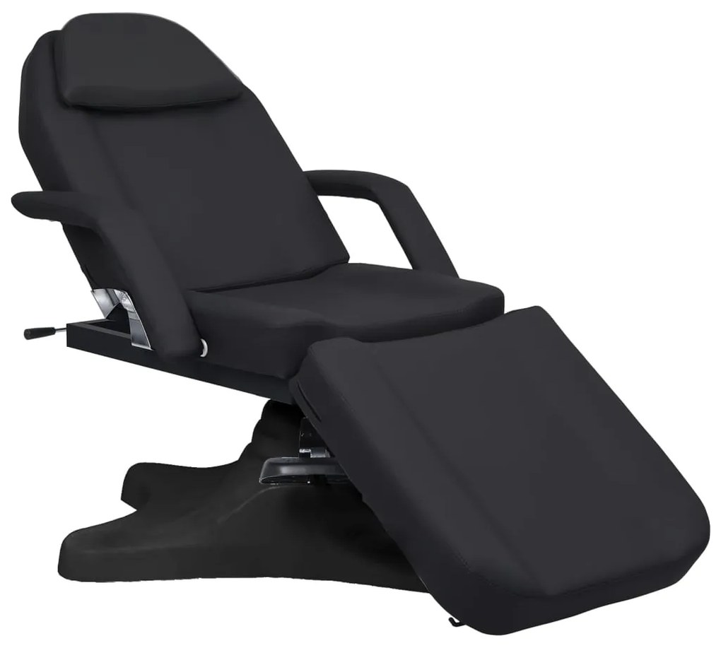 vidaXL Κρεβάτι - Πολυθρόνα Αισθητικής Μαύρο 180 x 62 x (86,5-118) εκ.