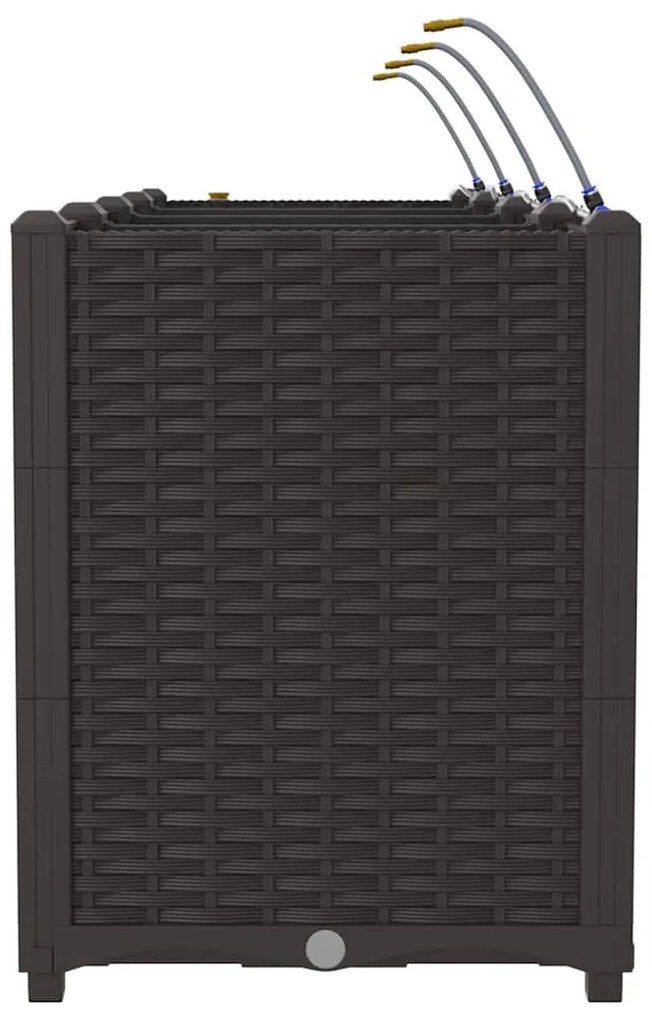 vidaXL Ζαρντινιέρες κήπου Καφέ 160 x 40 x 52 cm Ατσάλι