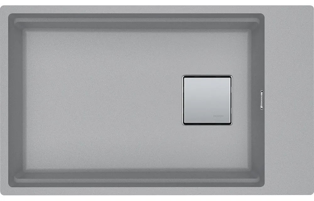 Franke Kubus 2 KNG 110-62 Stone Grey Υποκαθήμενος Γρανιτένιος Νεροχύτης 80cm