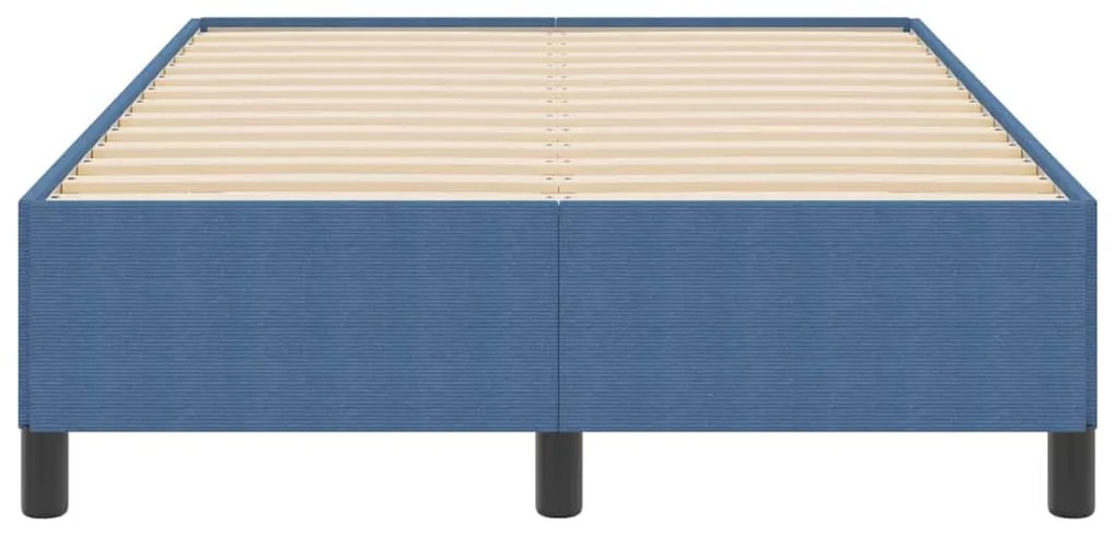 vidaXL Σκελετός Κρεβατιού Μπλε 120 x 200 cm Βελούδο