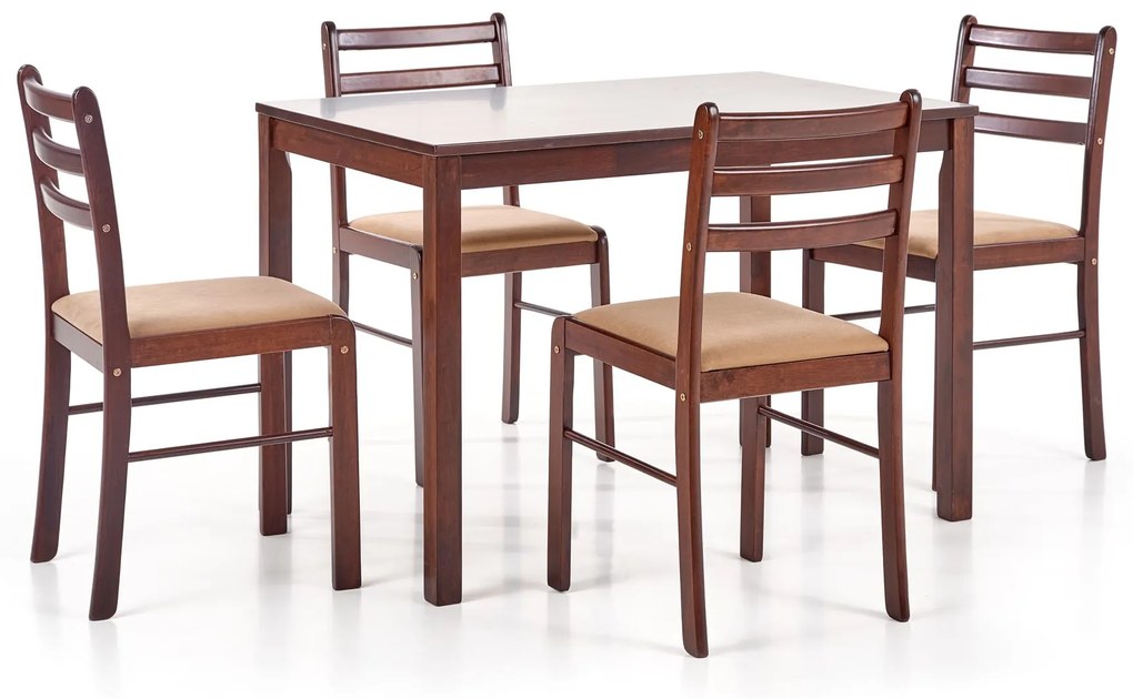 NEW STARTER table + 4 chairs DIOMMI V-CH-STARTER_NEW_2-ESPRESSO DIOMMI-60-21852