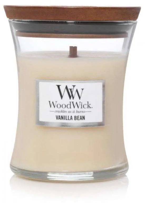 Κερί Αρωματικό Σε Βάζο Vanilla Bean 92112E 9,9x9,9x11,4cm Vanilla WoodWick Κερί