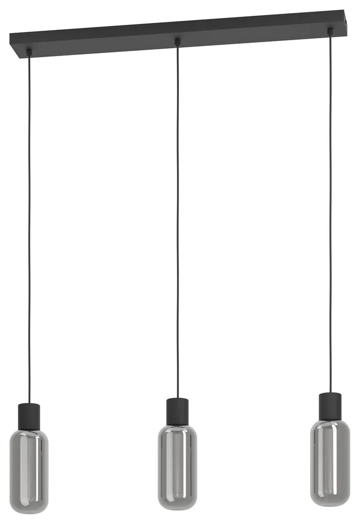 Φωτιστικό Κρεμαστό Eglo 901005 MAIONE Μαύρο Ματ (Black Mat)