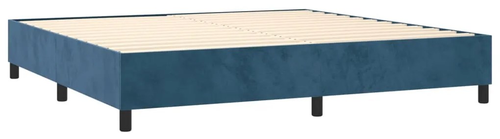 ΚΡΕΒΑΤΙ BOXSPRING ΜΕ ΣΤΡΩΜΑ ΣΚΟΥΡΟ ΜΠΛΕ 200X200 ΕΚ. ΒΕΛΟΥΔΙΝΟ 3132643