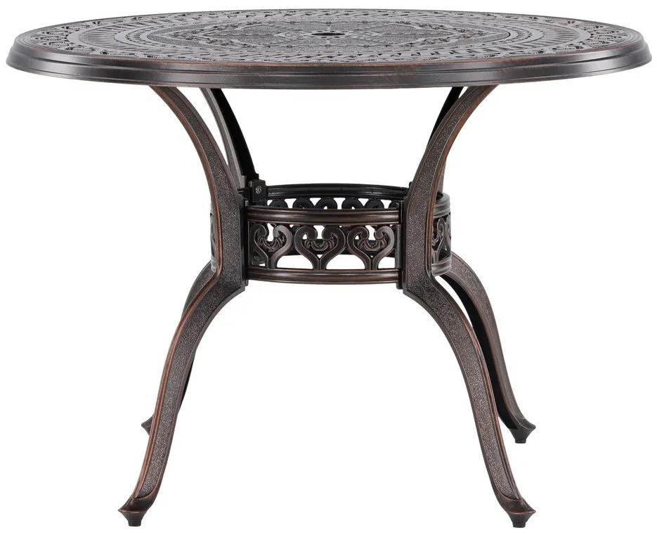 Τραπέζι εξωτερικού χώρου Dallas 4384, Μέταλλο, 72cm, 15 kg, Καφέ, Μέταλλο | Epipla1.gr