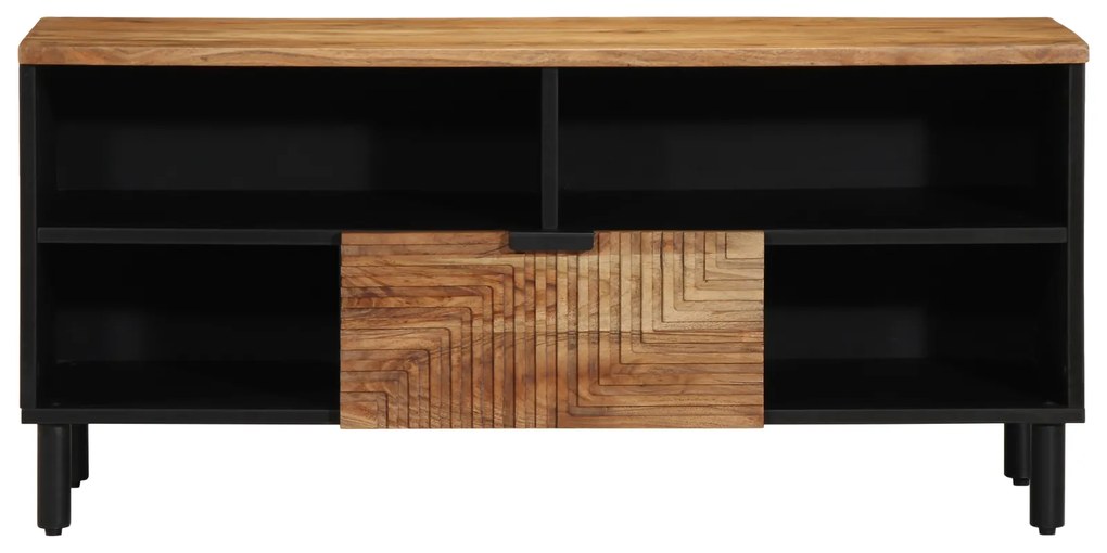 vidaXL Ντουλάπι Τηλεόρασης 100x33,5x46 εκ Κατασκευασμένο από Μασίφ Ξύλο Ακακίας