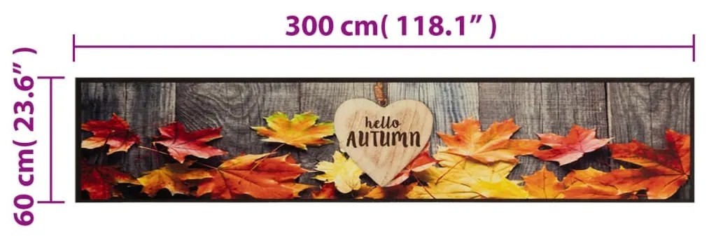 ΧΑΛΙ ΚΟΥΖΙΝΑΣ ΠΛΕΝΟΜΕΝΟ ΣΧΕΔΙΟ AUTUMN 60X300 ΕΚ. ΒΕΛΟΥΔΙΝΟ 4005628