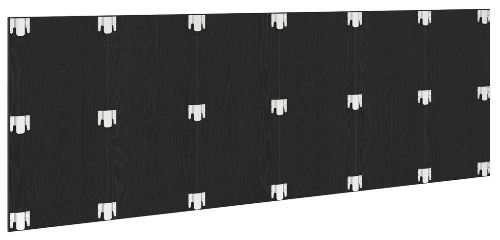 vidaXL Κεφαλάρι Μαύρης Δρυός 240x1.5x80 εκ. Κατασκευασμένο από Επεξεργασμένο Ξύλο
