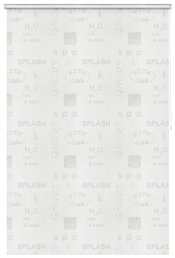 vidaXL Κουρτίνα Μπάνιου Ρολό Σχέδιο Πιτσιλιά 140 x 240 εκ.