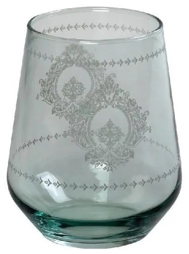 Γυάλινο πράσινο ποτήρι ουίσκι Helen 425ml 8,9x11εκ