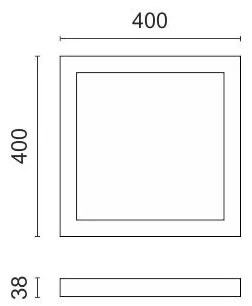 Πλαφονιέρα οροφής LED 36W 5261