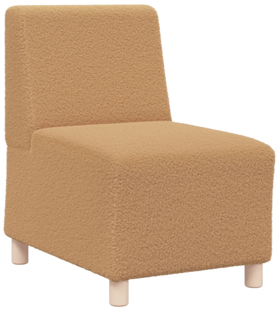 vidaXL Καθίσμα Σαλονιού 2 pcs Μπεζ 55 x 74 x 82 εκ. Βελούδο