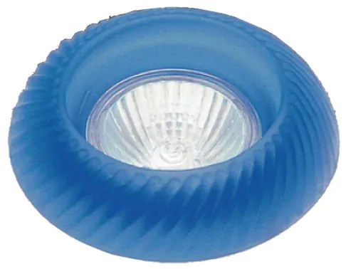 Χωνευτό Σποτ MR16 GU10 Μπλε Φ6,7cm Γυαλί AC.0452711 ACA-AC.0452711-Μπλε AC.0452711
