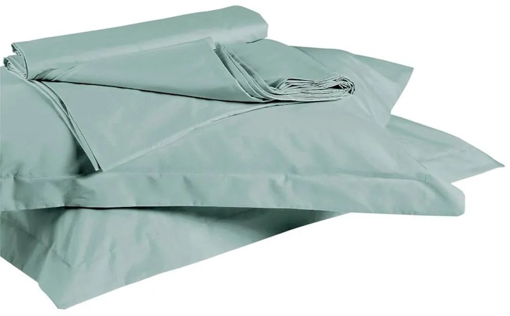 Σεντόνι Με Λάστιχο True Col 0102 Green Kentia Υπέρδιπλo 160x225cm 100% Cotton Percale