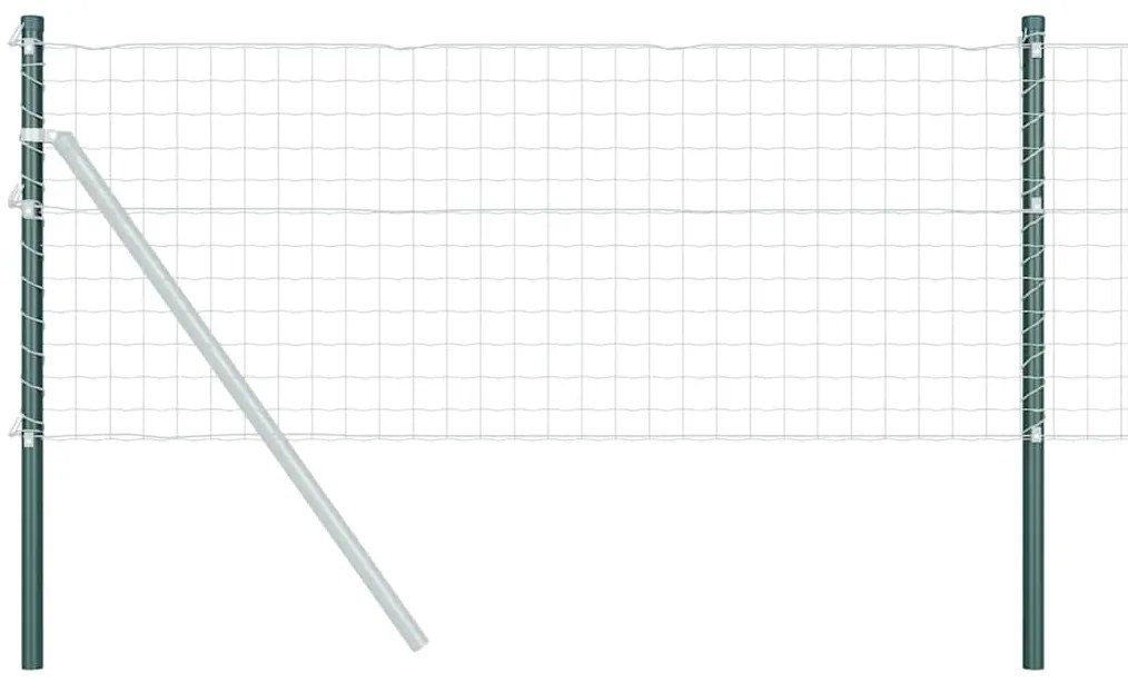 vidaXL Πό posts φράχτη 2 pcs Πράσινο 120 cm