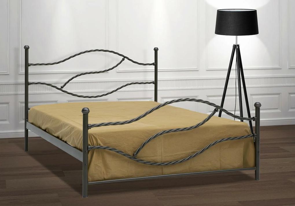 Λουίζ Κρεβάτι Μονό Μεταλλικό 90x190cm