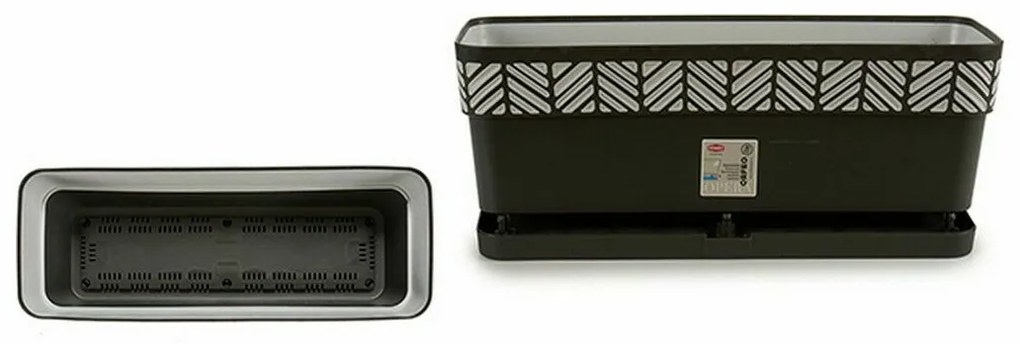 Κηπουρός Stefanplast Orfeo Ανθρακί Πλαστική ύλη 18 x 17 x 49,5 cm (12 Μονάδες)