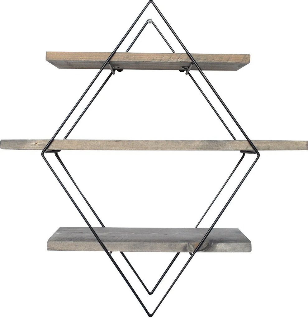 Wall Shelf Wr007 Walnut
Black