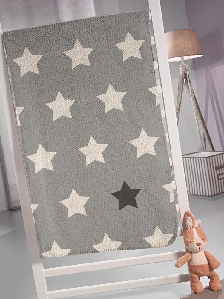 Κουβέρτα Μονή Ultrasoft Pirineo Grey 160x220εκ. Saint Clair