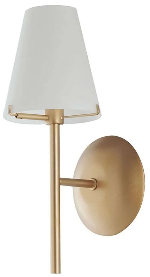 Φωτιστικό Τοίχου - Απλίκα I-Canto/AP1 Gold Luce Ambiente Design Μέταλλο,Γυαλί