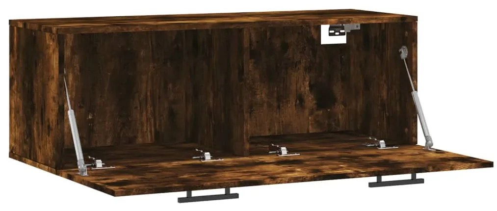 vidaXL Ντουλάπι Τοίχου Καπνιστή δρυς 100x36,5x35εκ. Επεξεργασμένο Ξύλο